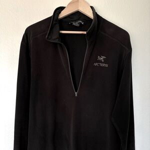 Large Arcteryx Delta Polartec Waffle Weave Zip Pullover Sweatshirt REI Jacket